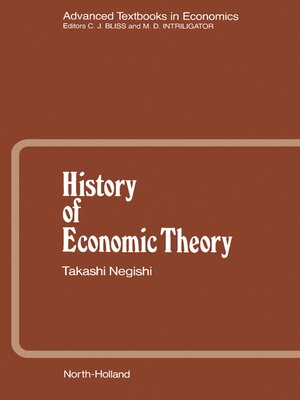 cover image of History of Economic Theory